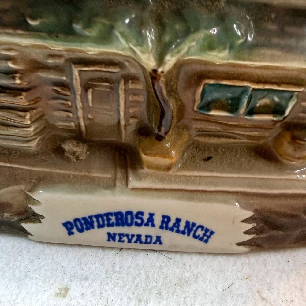 Vintage 1969 Jim Beam Decanter Ponderosa Ranch Nevada Regal Bonanza Collectible